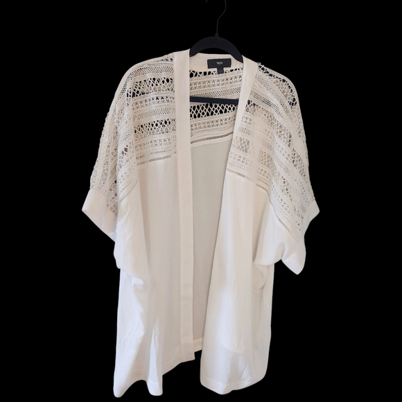 Moschino Other - Mossimo White Lace Kimono Cardigan